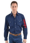 WRANGLER MENS LOGO RODEO L/S SHIRT