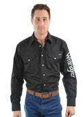 WRANGLER MENS LOGO RODEO L/S SHIRT