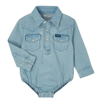 Wrangler Baby Western LS Bodysuit