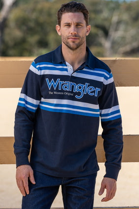 Wrangler Mens Lawson Rugby