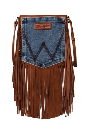 Wrangler Fringe Pocket Crossbody Bag