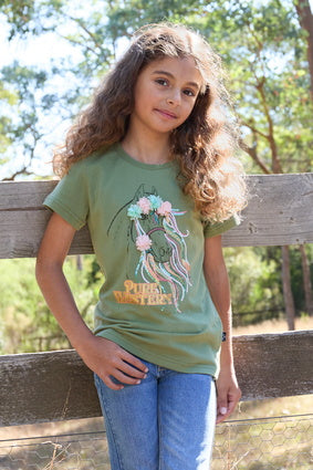 Pure Western Girls Camilla Short Sleeve Tee