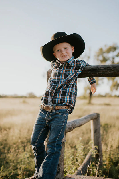 Little Windmill Clothing Co. "jai" Country Classic Checked Long Sleeve Shirt