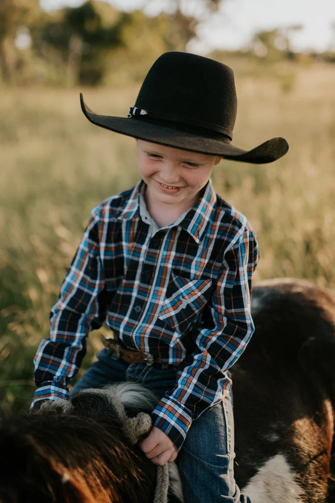 Little Windmill Clothing Co. "jai" Country Classic Checked Long Sleeve Shirt