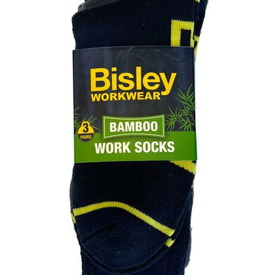 Bisley Bamboo 3Pk Work Socks