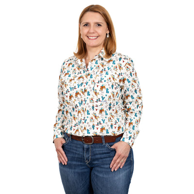 JUST COUNTRY ABBEY FULL BUTTON WORKSHIRT WWLS2345