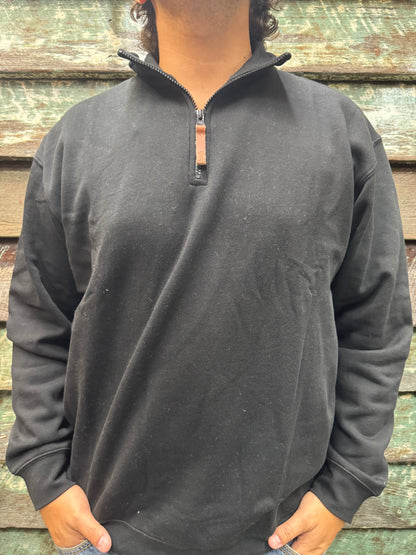 PILBARA MENS CLASSIC ZIPPER FLEECE PULLOVER