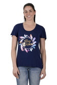 PURE WESTERN WMNS DYLAN TEE