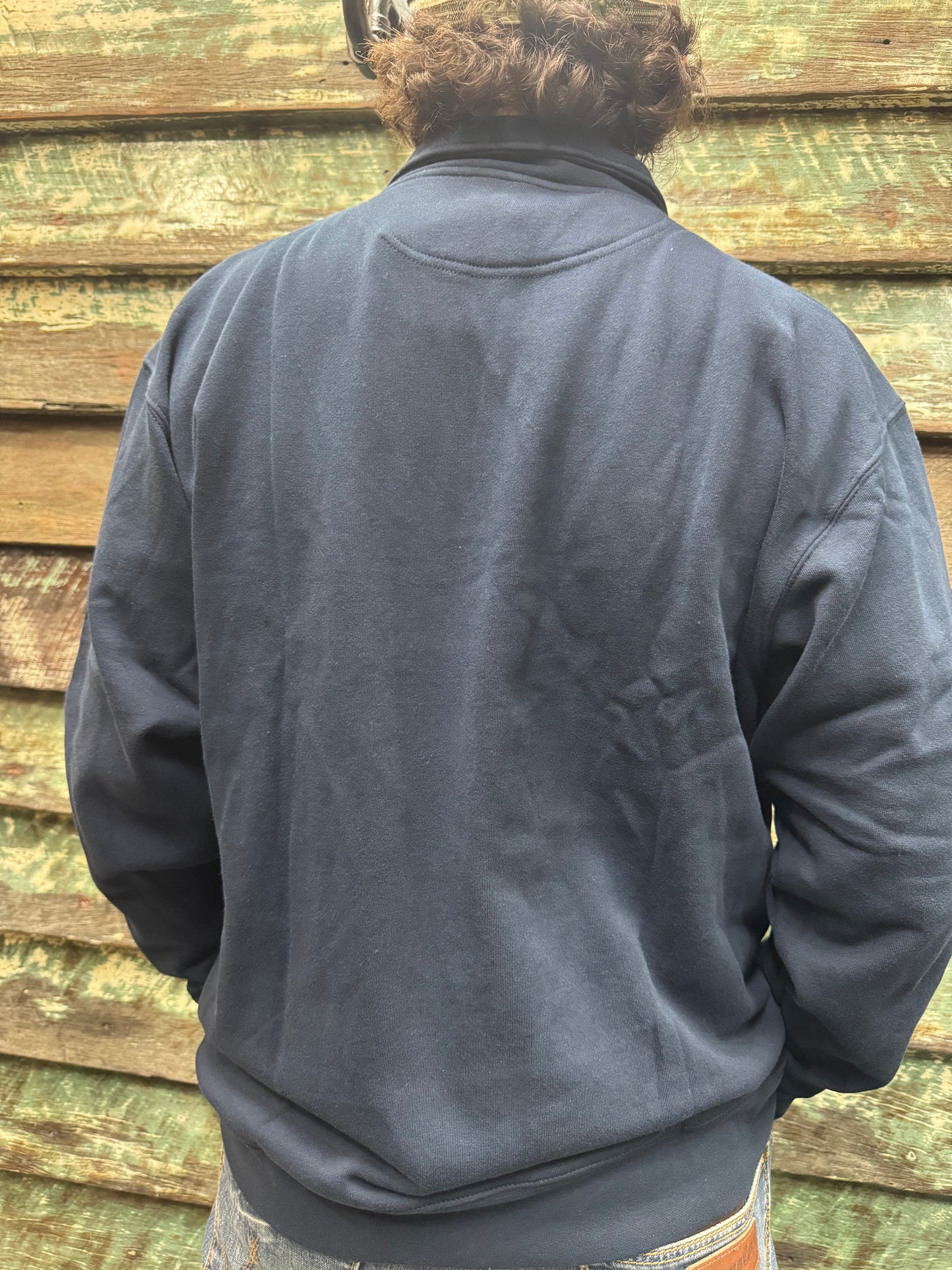 PILBARA MENS CLASSIC ZIPPER FLEECE PULLOVER