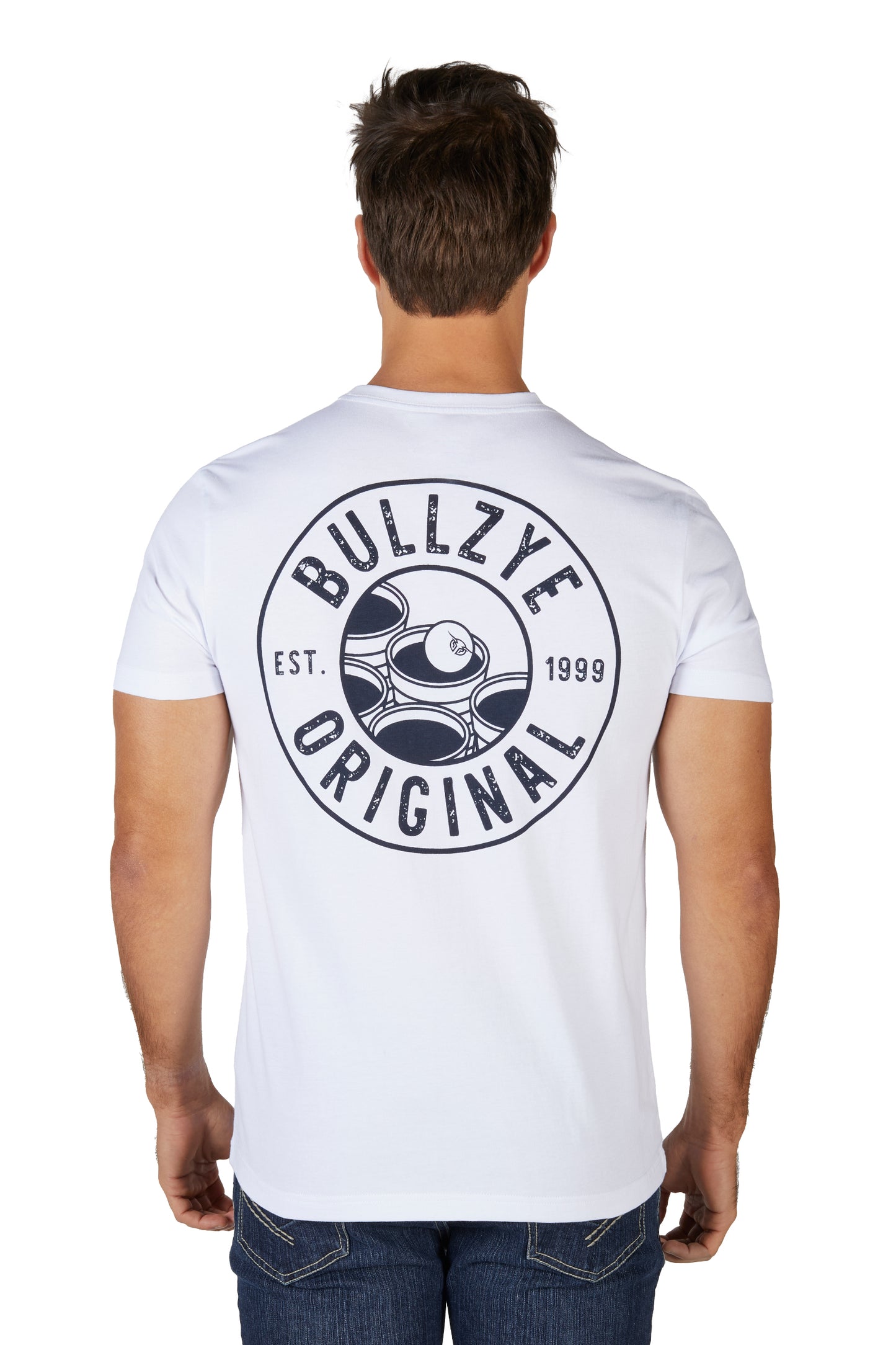 Bullzye Mens Beer Pong Short Sleeve Tee