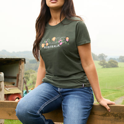 Bullzye Womens Flora Tee