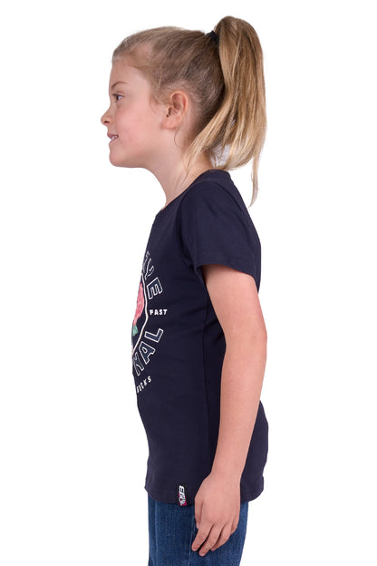 Bullzye Girls Rose Short Sleeve Tee