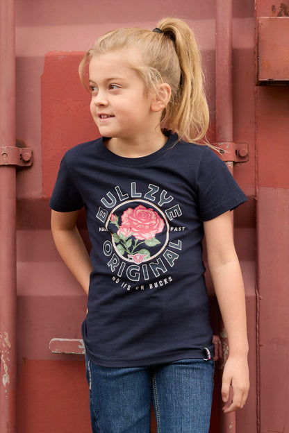 Bullzye Girls Rose Short Sleeve Tee