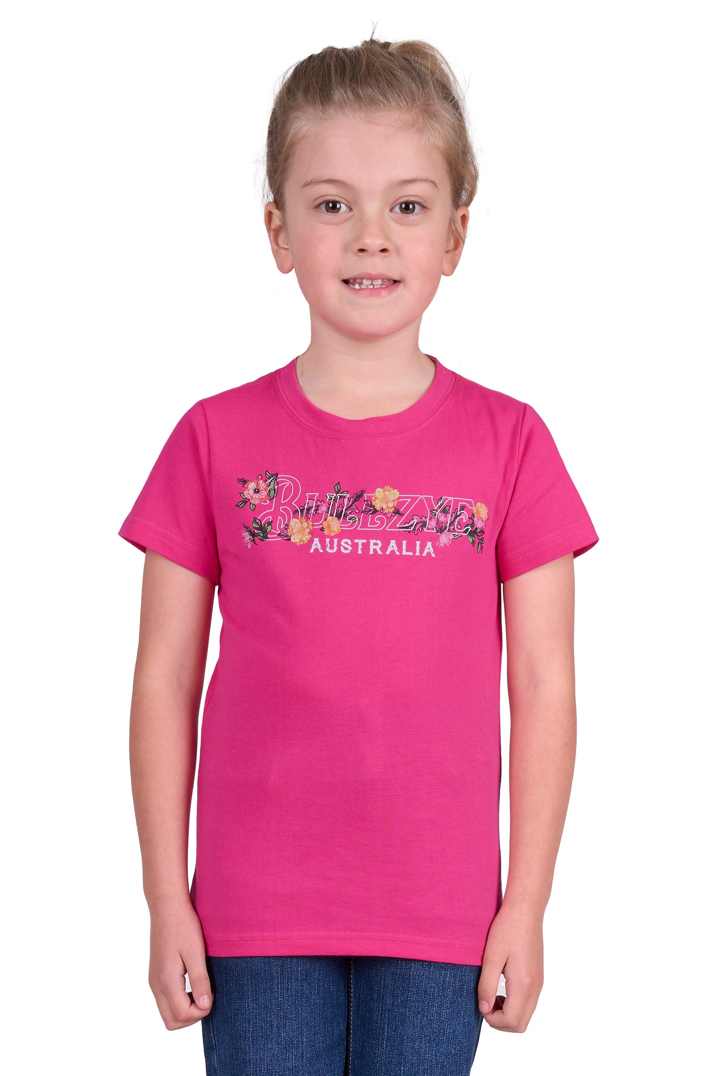 Bullzye Girls Flora Short Sleeve Tee