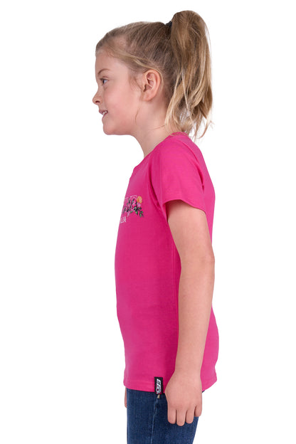 Bullzye Girls Flora Short Sleeve Tee