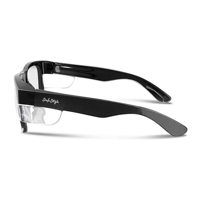 Safestyle Fusions Black Frame Clear Lens