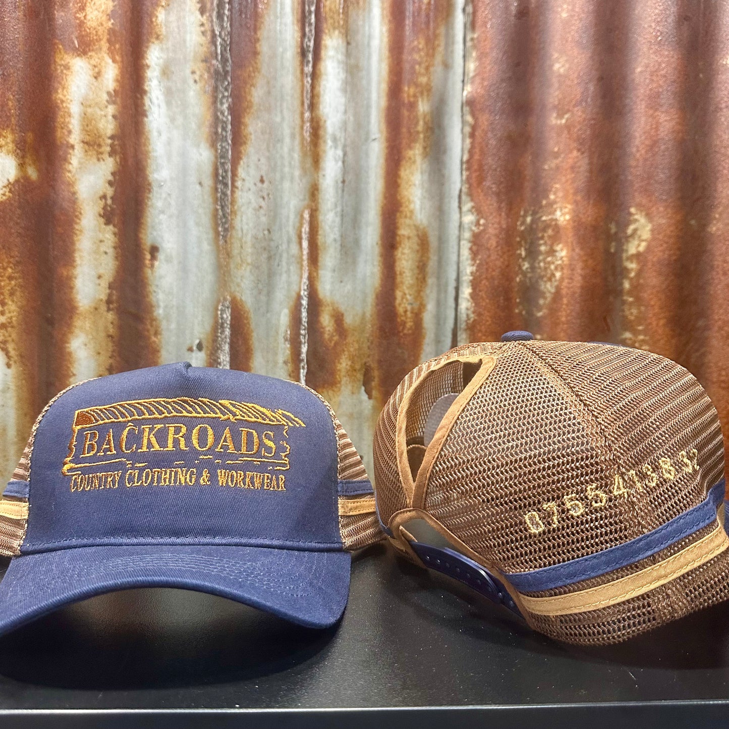 Ladies Ponytail Backroads Trucker Caps