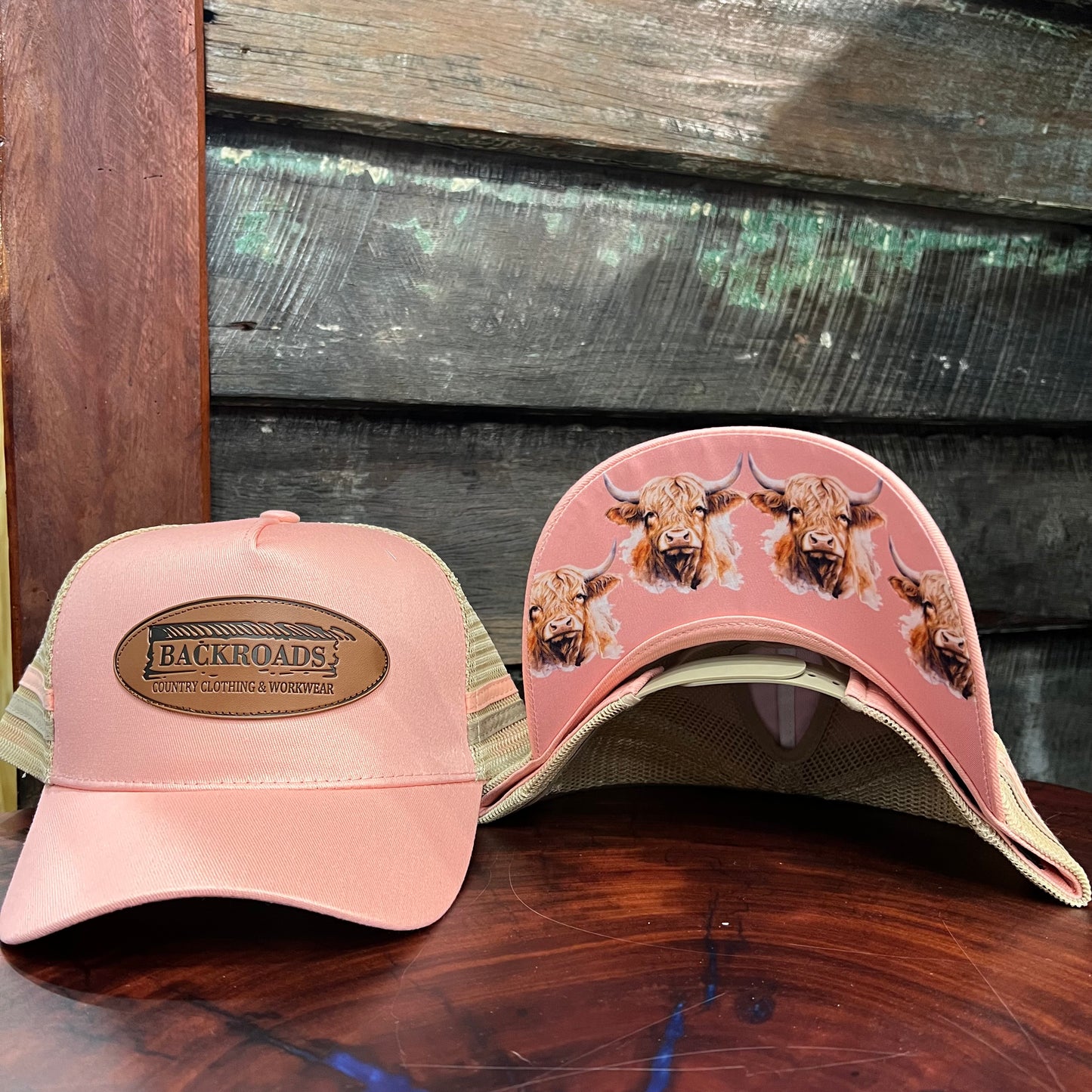 Ladies Ponytail Backroads Trucker Caps