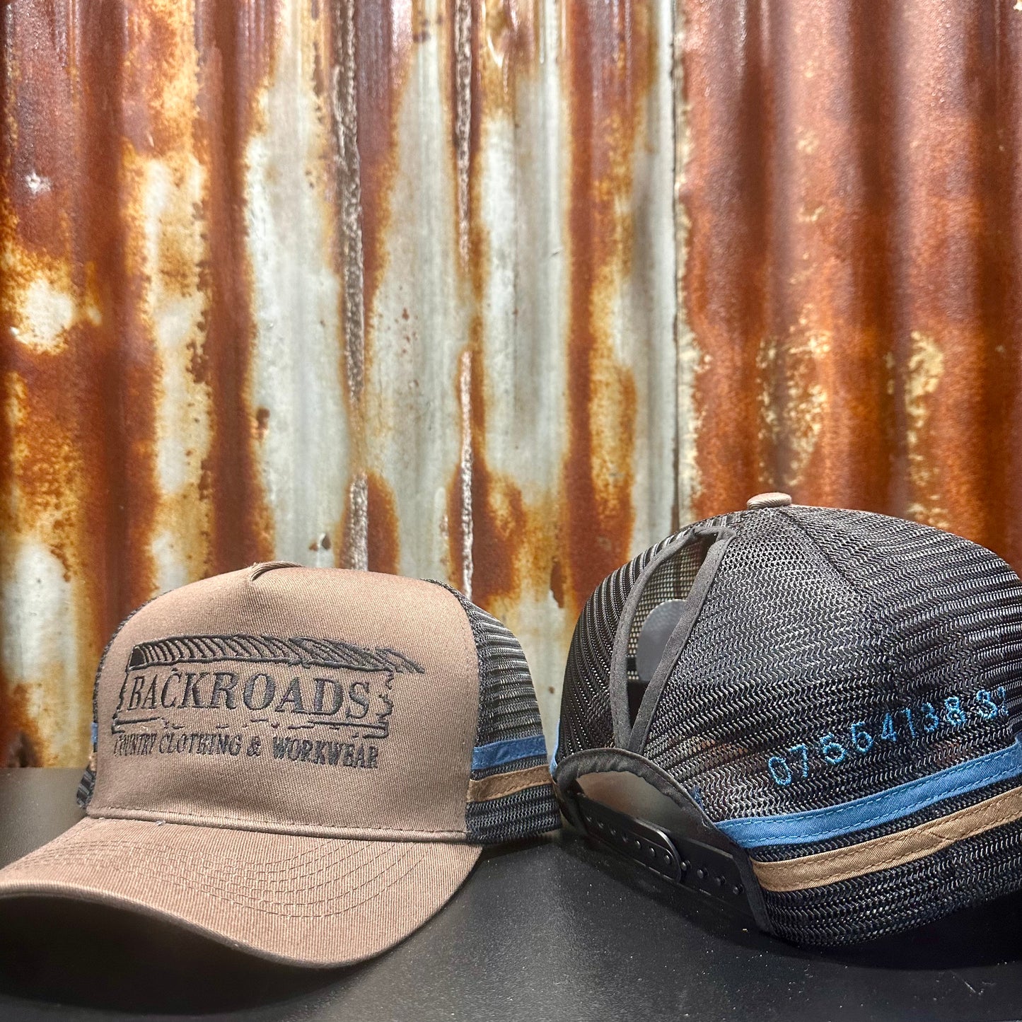 Ladies Ponytail Backroads Trucker Caps