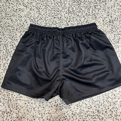 Backroads Footy Shorts - Black