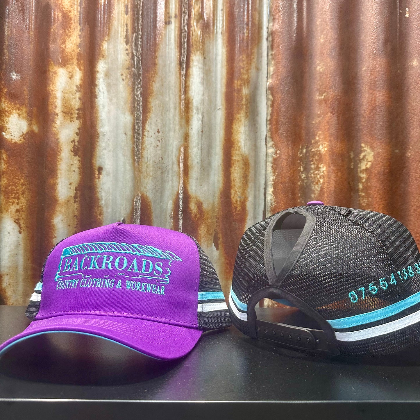 Ladies Ponytail Backroads Trucker Caps