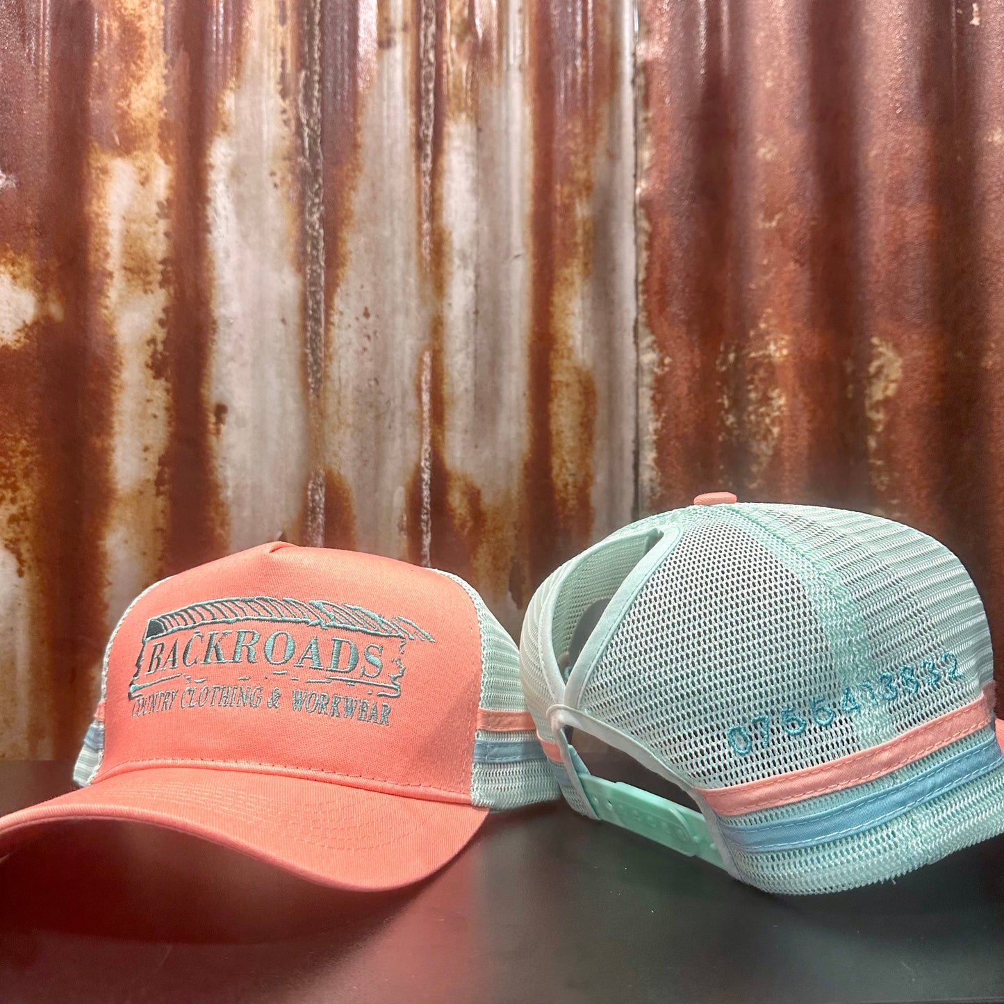 Ladies Ponytail Backroads Trucker Caps