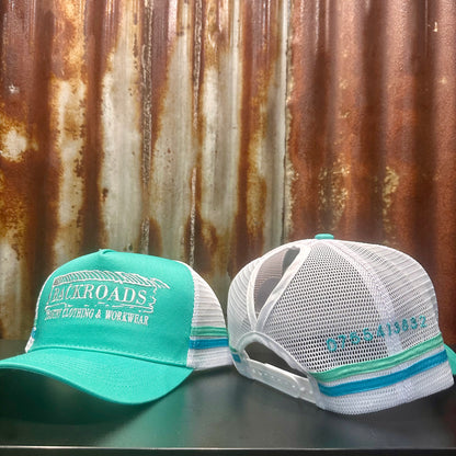 Ladies Ponytail Backroads Trucker Caps