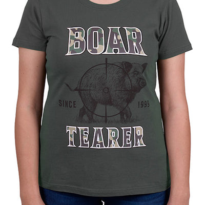 Boar Tearer Womens Blaze Short Sleeve Tee