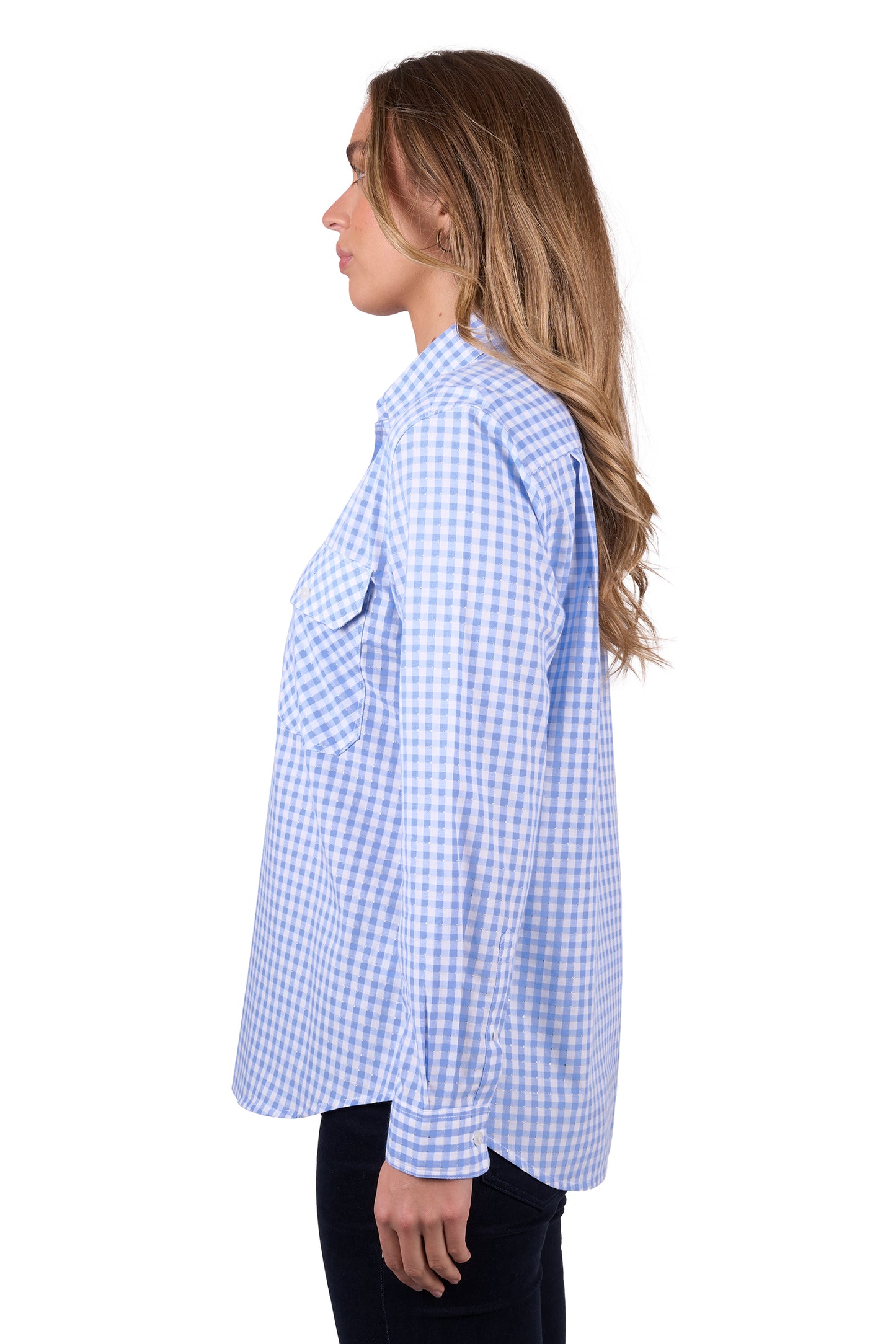 Hard Slog Womens Rux 1/2 Placket Long Sleeve Shirt