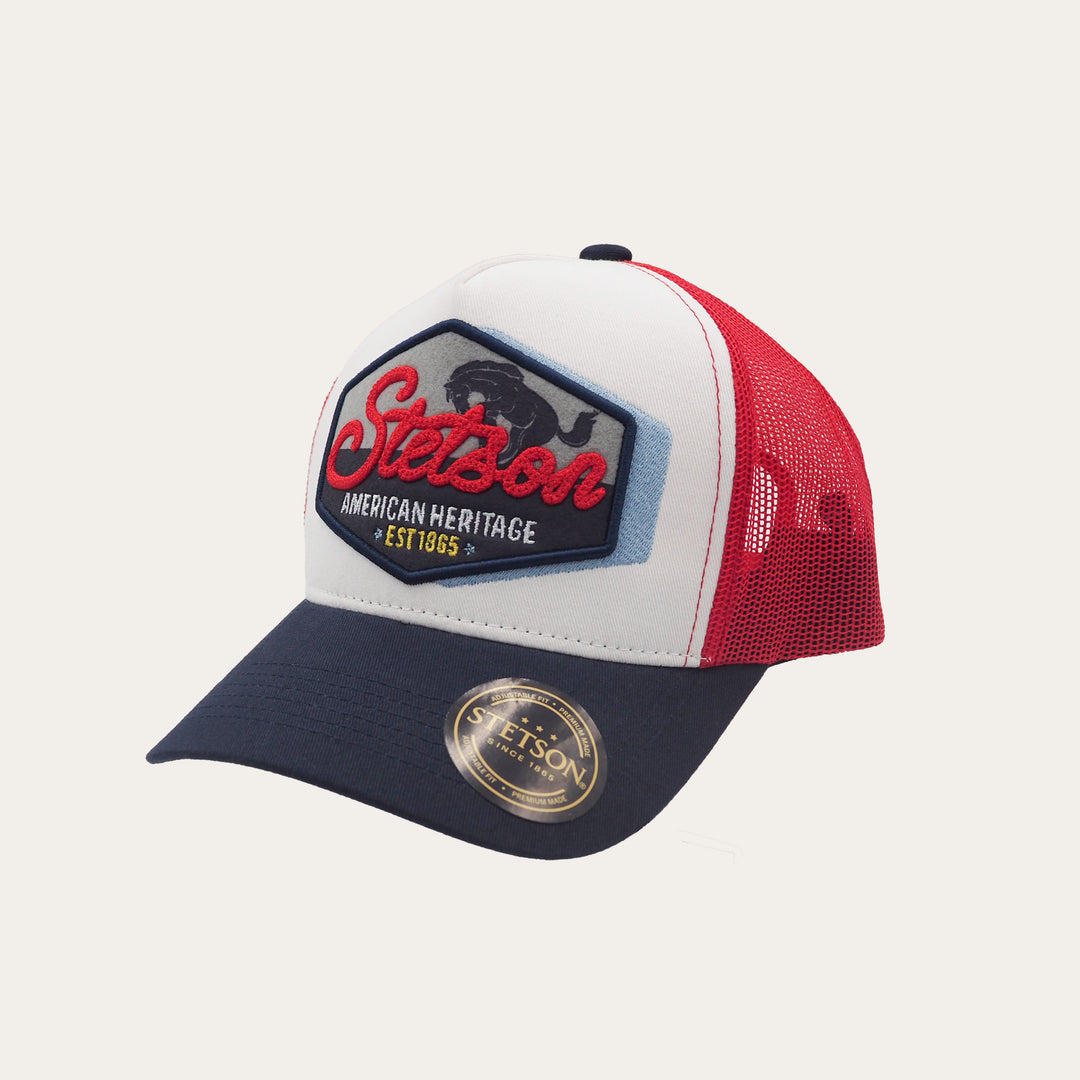 Stetson Bronco Trucker Cap - Red