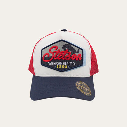 Stetson Bronco Trucker Cap - Red