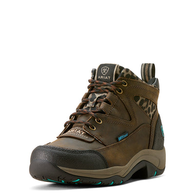 Ariat Wmns Terrain H20 Chocolate/Camo Leopard