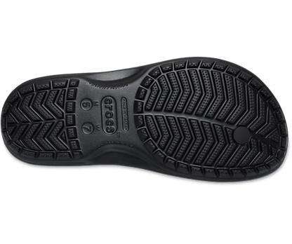 Crocs Unisex Crocband Flip Thong - Black/Slate Grey