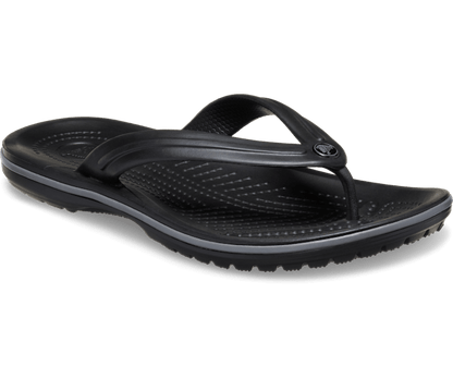 Crocs Unisex Crocband Flip Thong - Black/Slate Grey