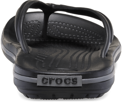 Crocs Unisex Crocband Flip Thong - Black/Slate Grey