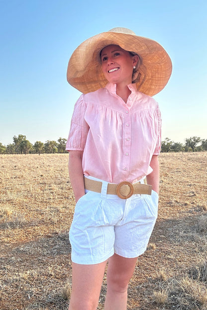 Black Colt Clothing - Ava Pink linen