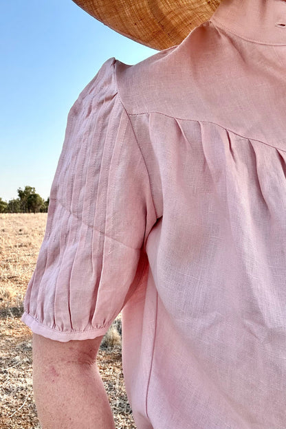 Black Colt Clothing - Ava Pink linen