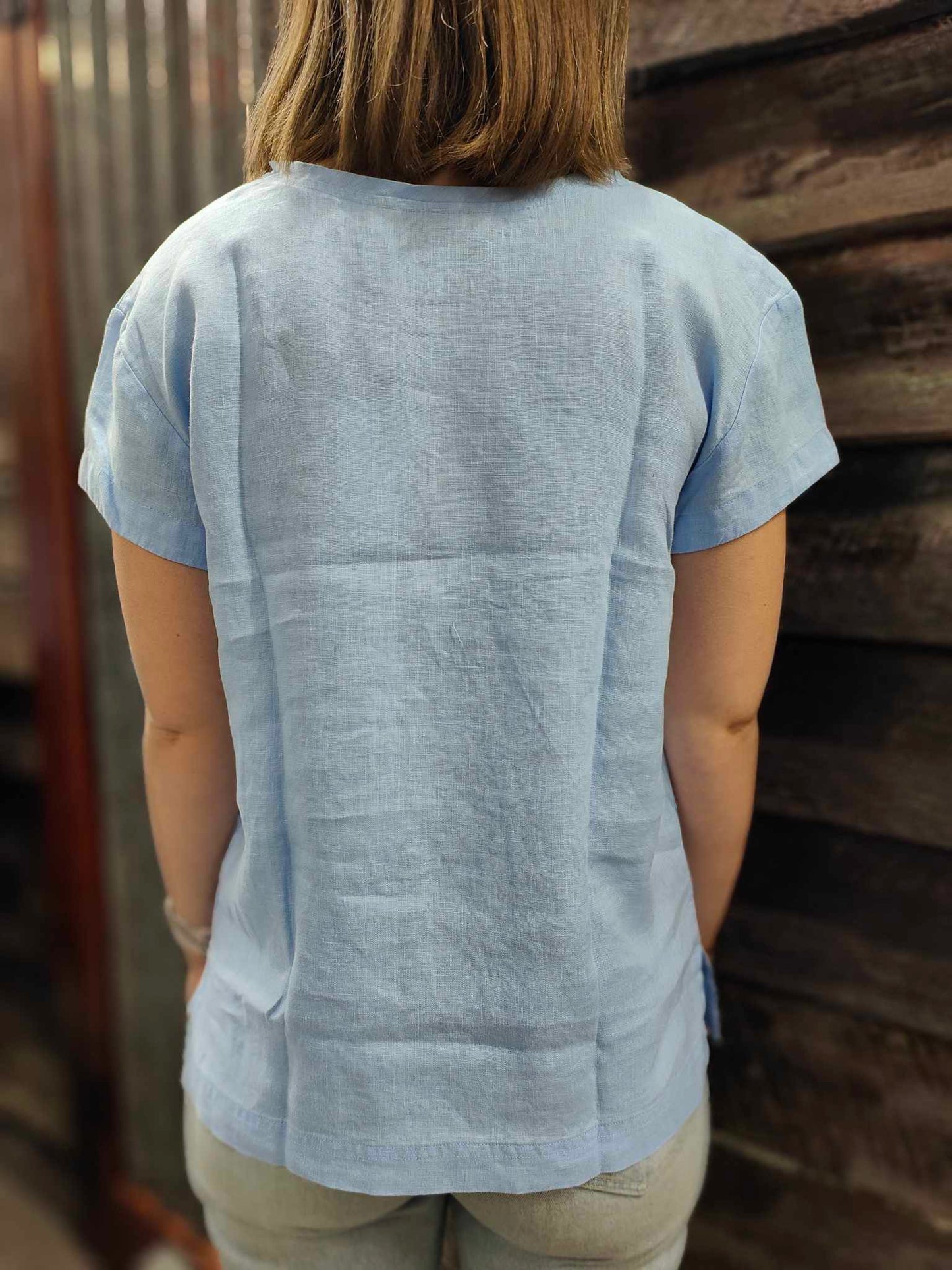 Pilbara Ladies Linen Tee