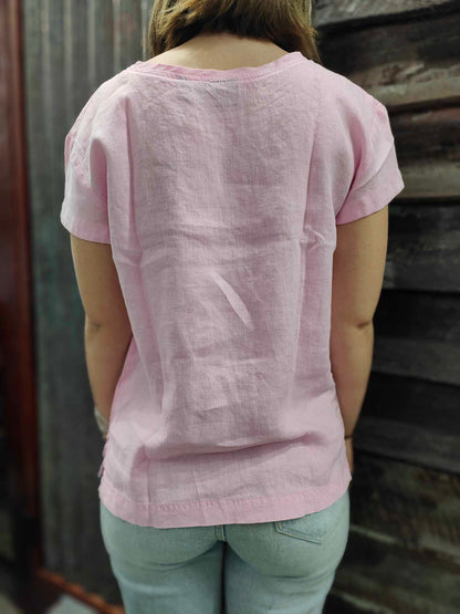 Pilbara Ladies Linen Tee