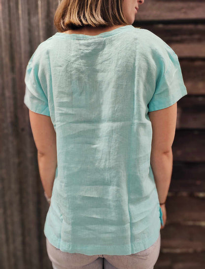 Pilbara Ladies Linen Tee