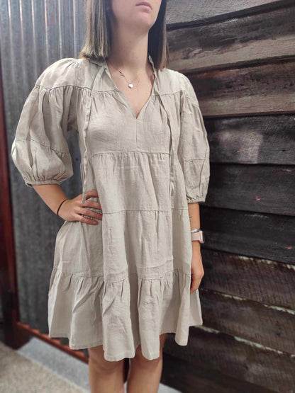 Pilbara Ladies Linen Dress