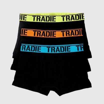 Tradie Mens 3pk Fitted Trunks