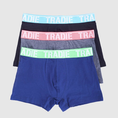 Tradie Mens 3pk Fitted Trunks