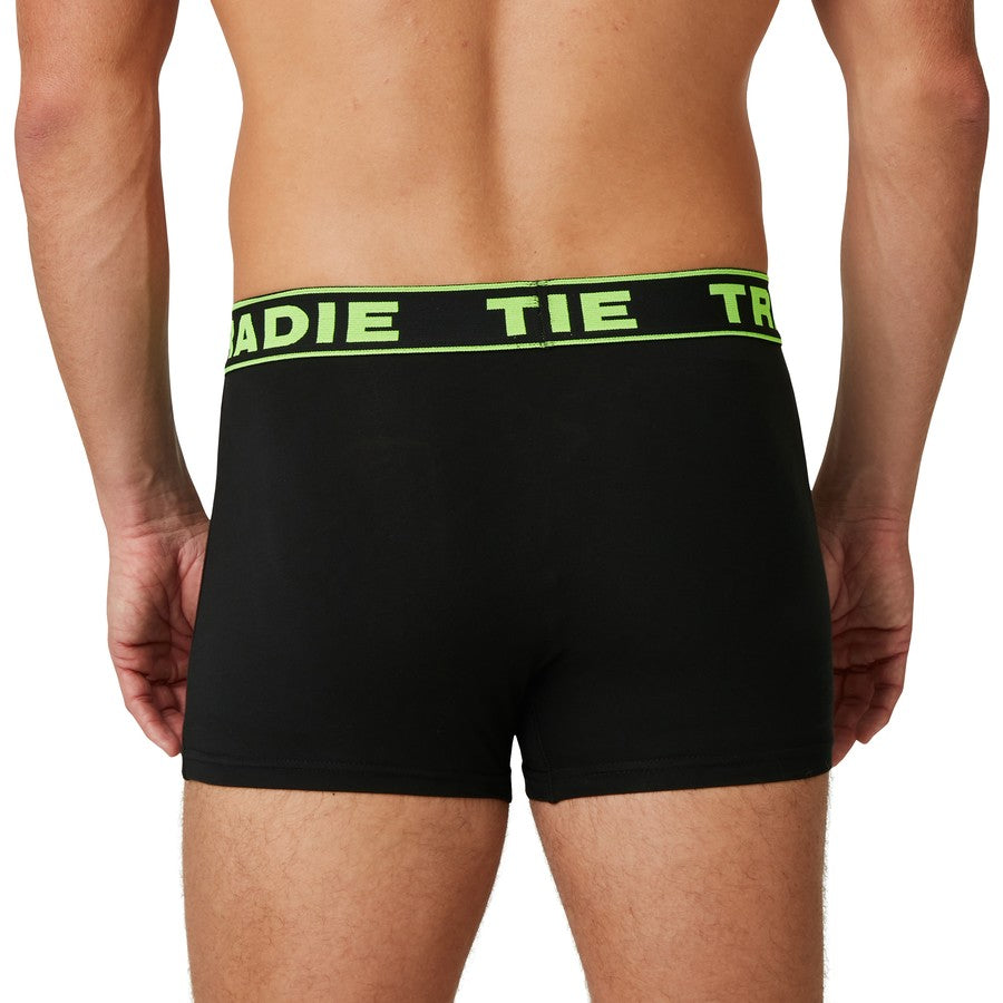 Tradie Mens Bamboo Trunks 3 Pack - Black