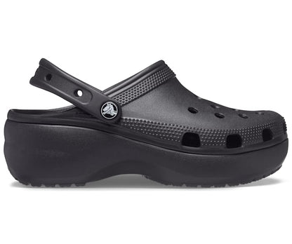 Crocs Womens Classic Platform Clog - Black