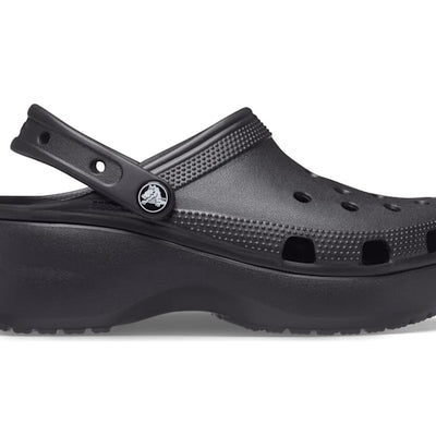 Crocs Womens Classic Platform Clog - Black