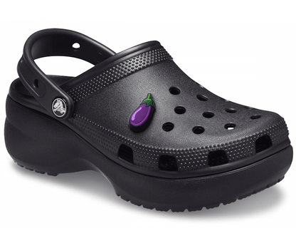 Crocs Womens Classic Platform Clog - Black