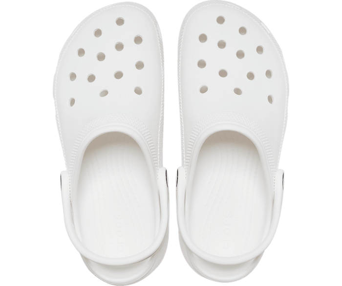 Crocs Womens Classic Platform Clog - White