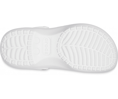 Crocs Womens Classic Platform Clog - White