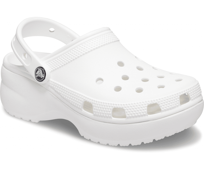 Crocs Womens Classic Platform Clog - White